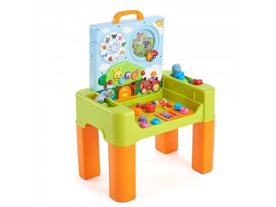 Умна интерактивна маса за бебе, за игра, 6 в 1